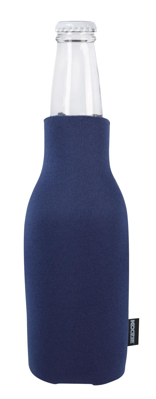 Zip-Up Bottle Cooler Polyester with Opener - 7 in - product view 7