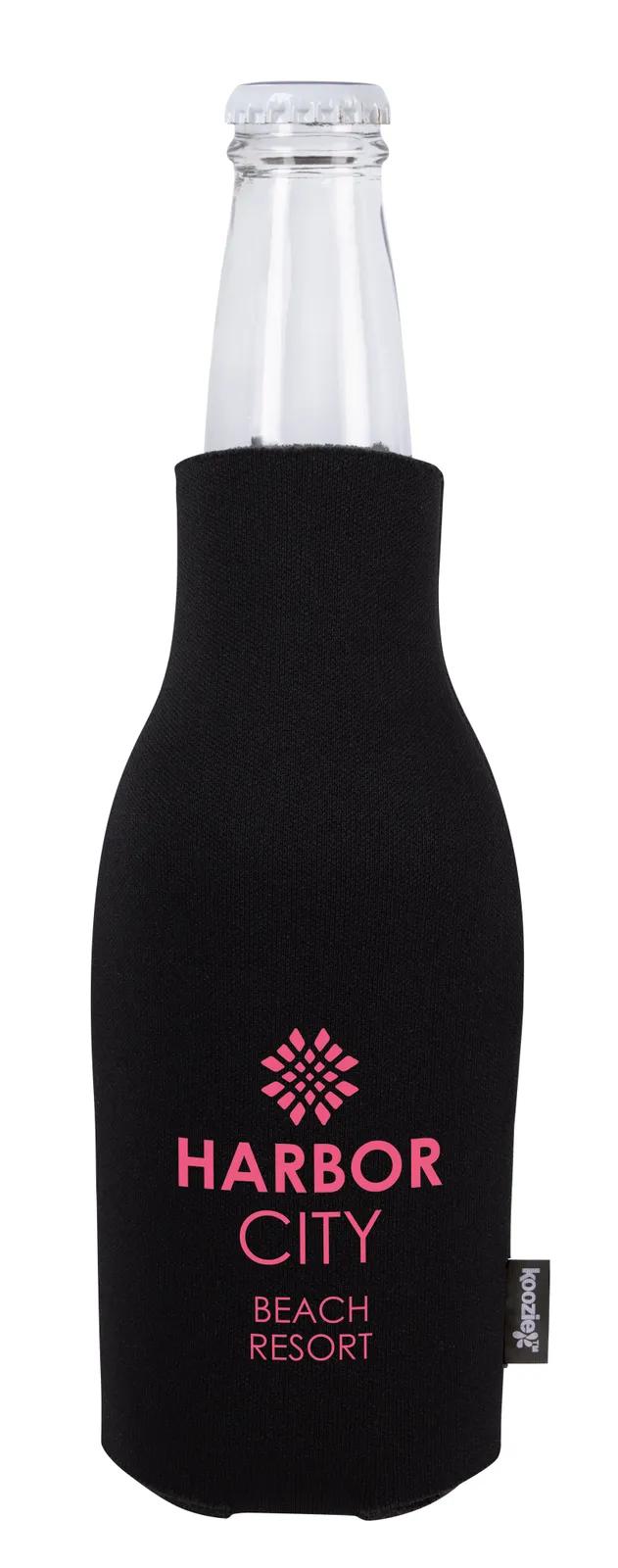 Zip-Up Bottle Cooler Polyester with Opener - 7 in - product view 12