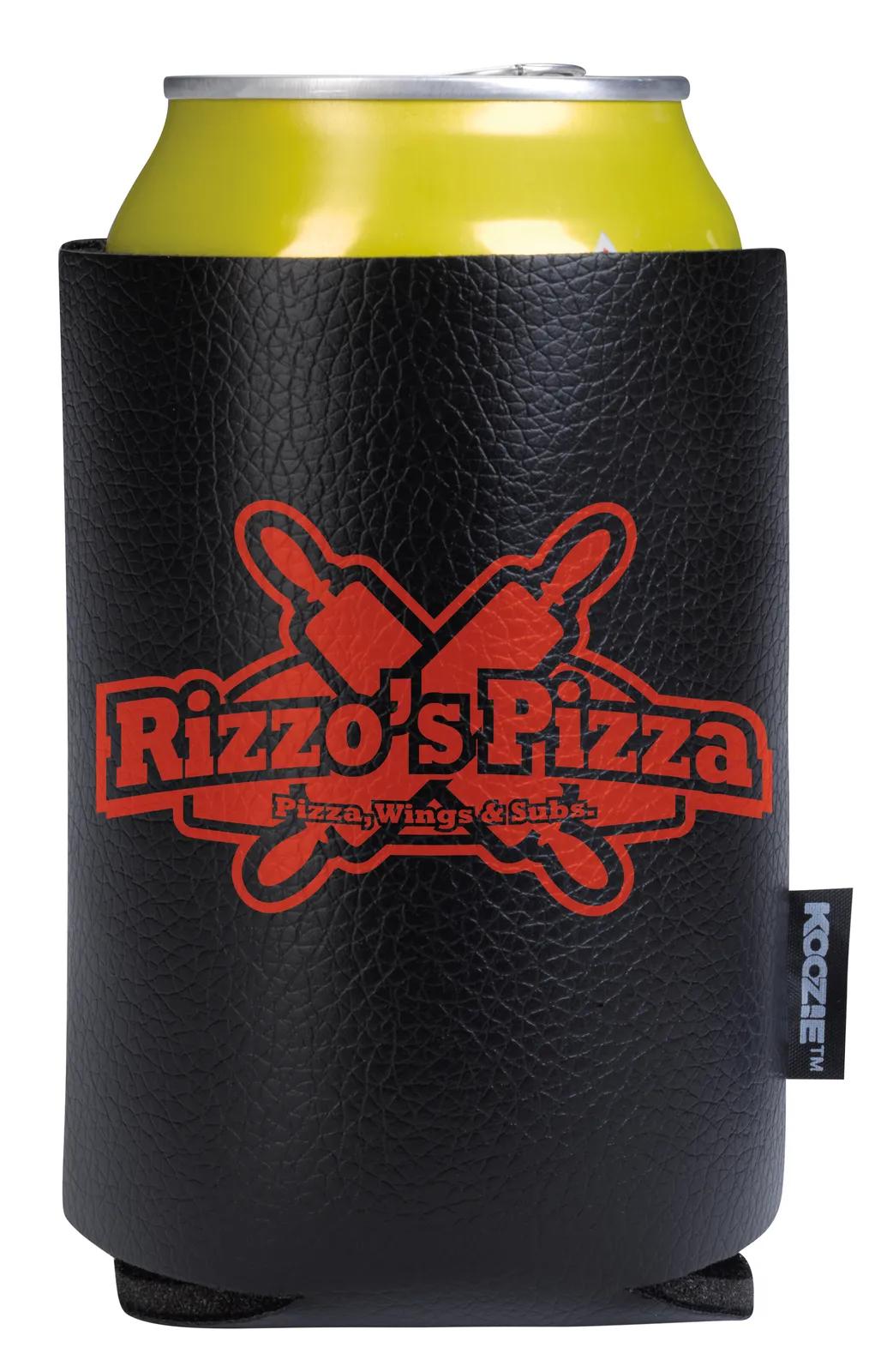 Custom Leather-Like Can Cooler Textured PU Vinyl - product view 3