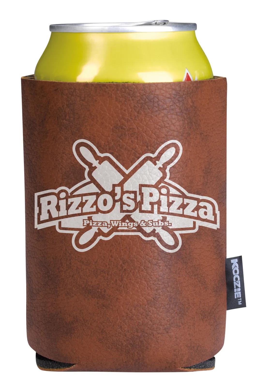 Custom Leather-Like Can Cooler Textured PU Vinyl - product view 5
