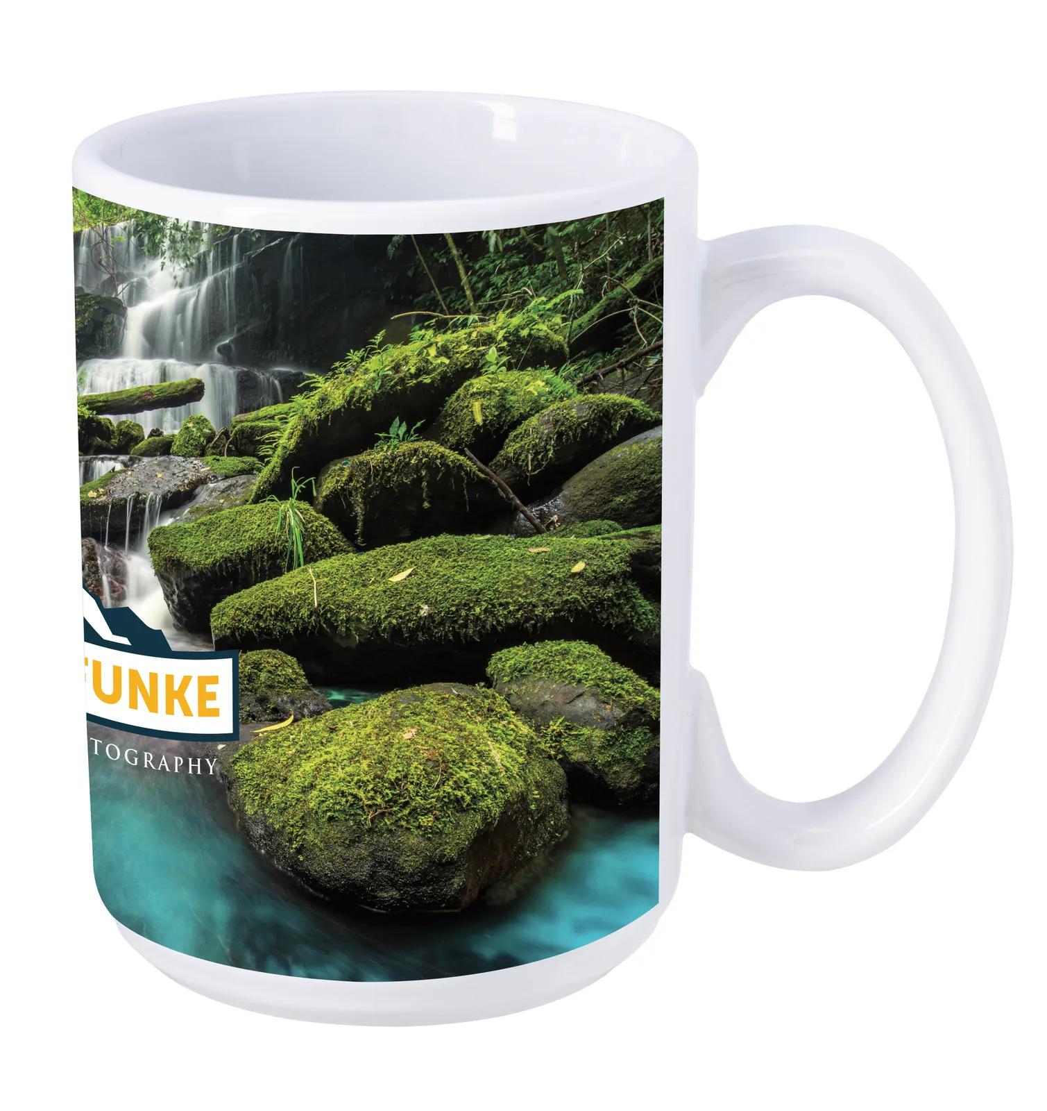 Dye Sublimation Mug Stoneware Full-Color Print - 15 oz - product view 4