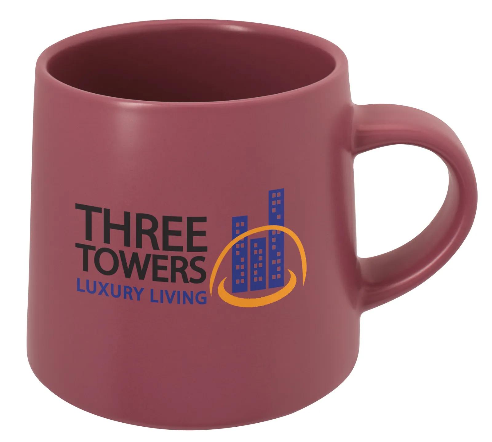 Stoneware Mug Matte Finish Raw Base - 15 oz - product view 6