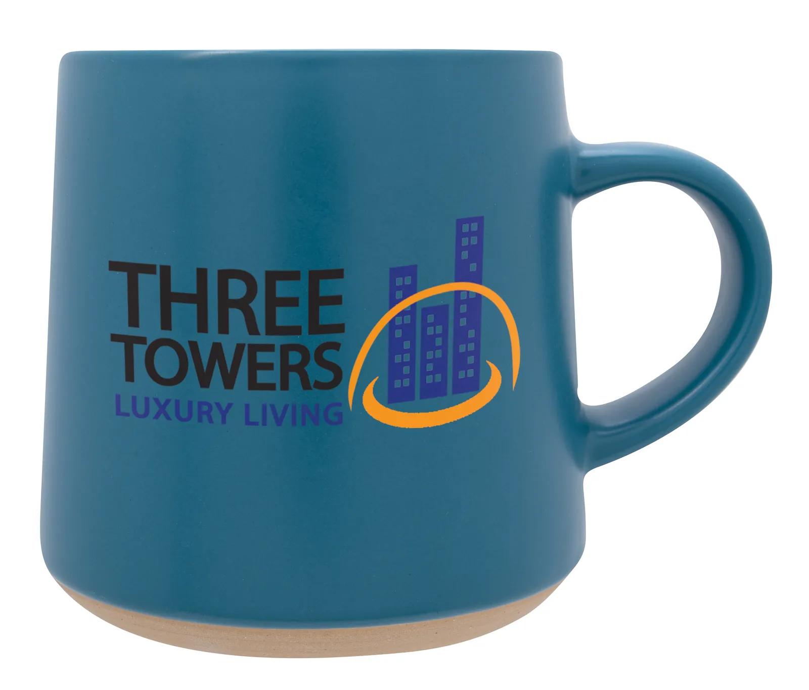 Stoneware Mug Matte Finish Raw Base - 15 oz - product view 11