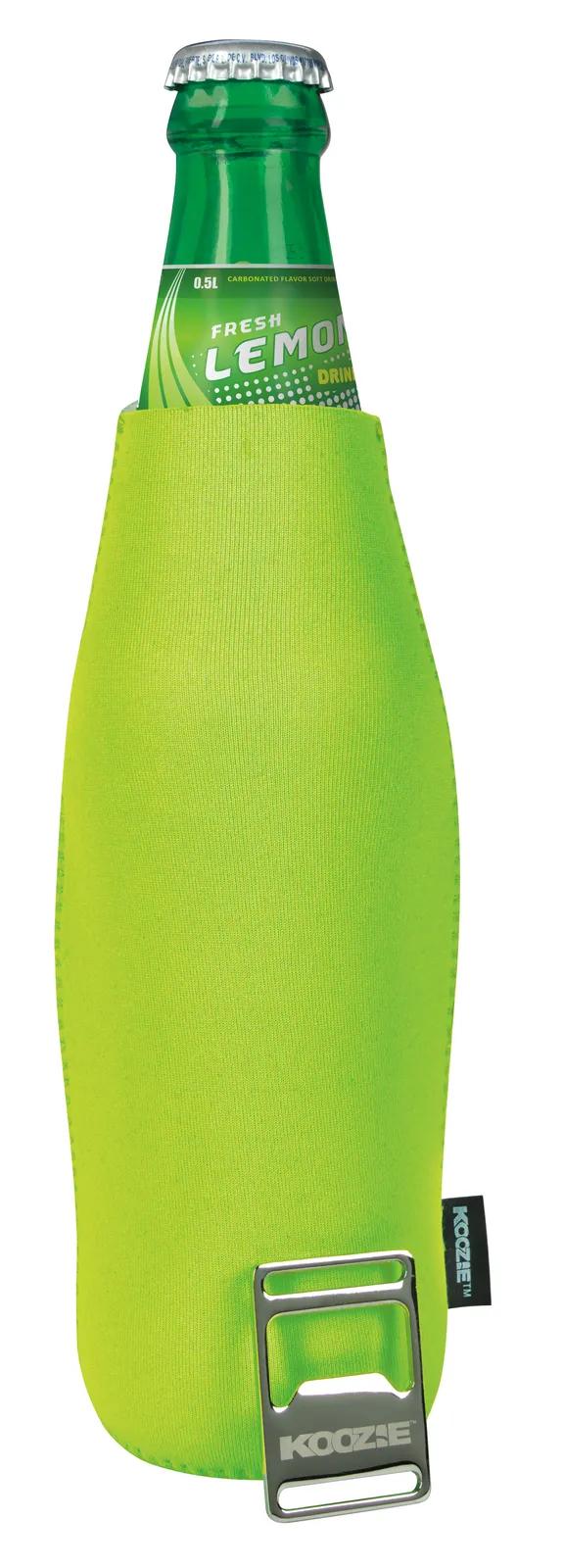 Bottle Cooler Neoprene Removable Opener - 7 in - product view 5