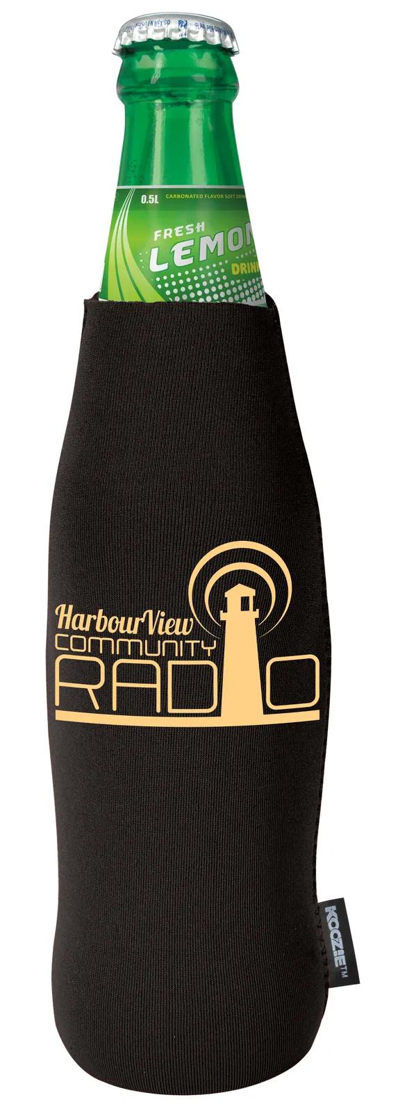 Bottle Cooler Neoprene Removable Opener - 7 in - product view 11