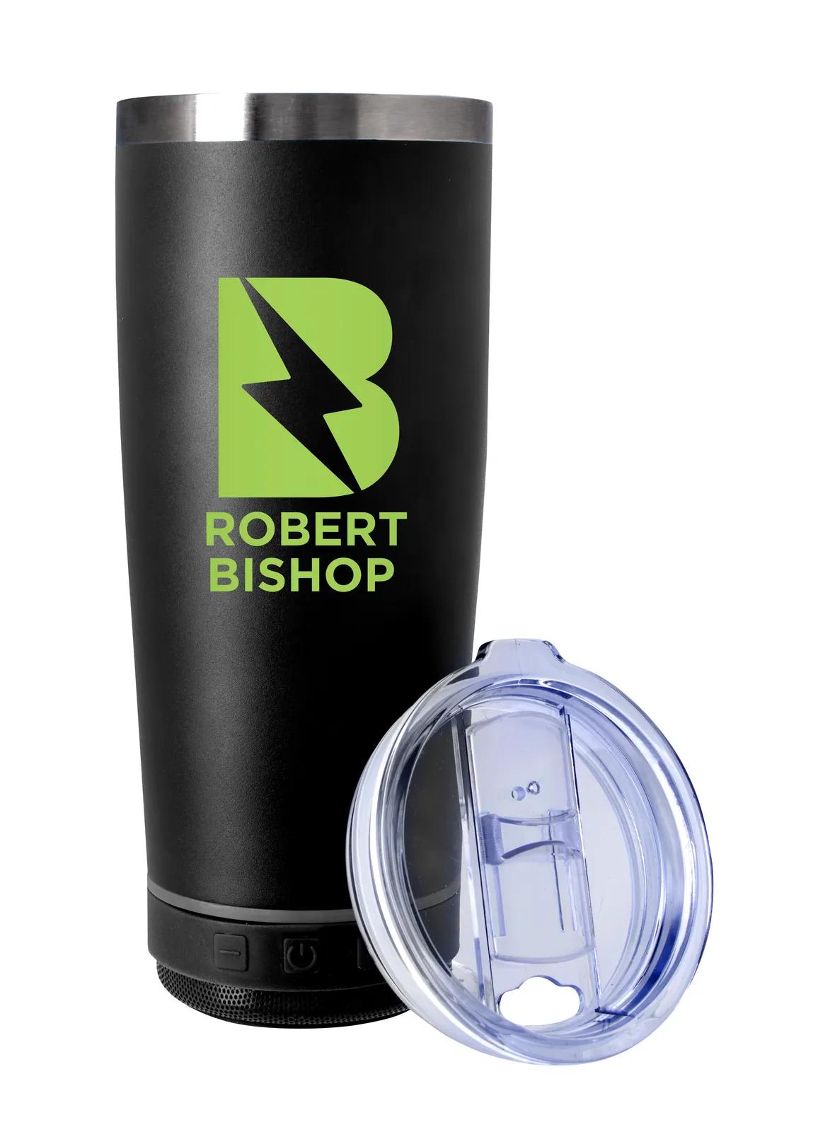 Tumbler Wireless Speaker Bottom Vacuum Steel - 20 oz - product view 3