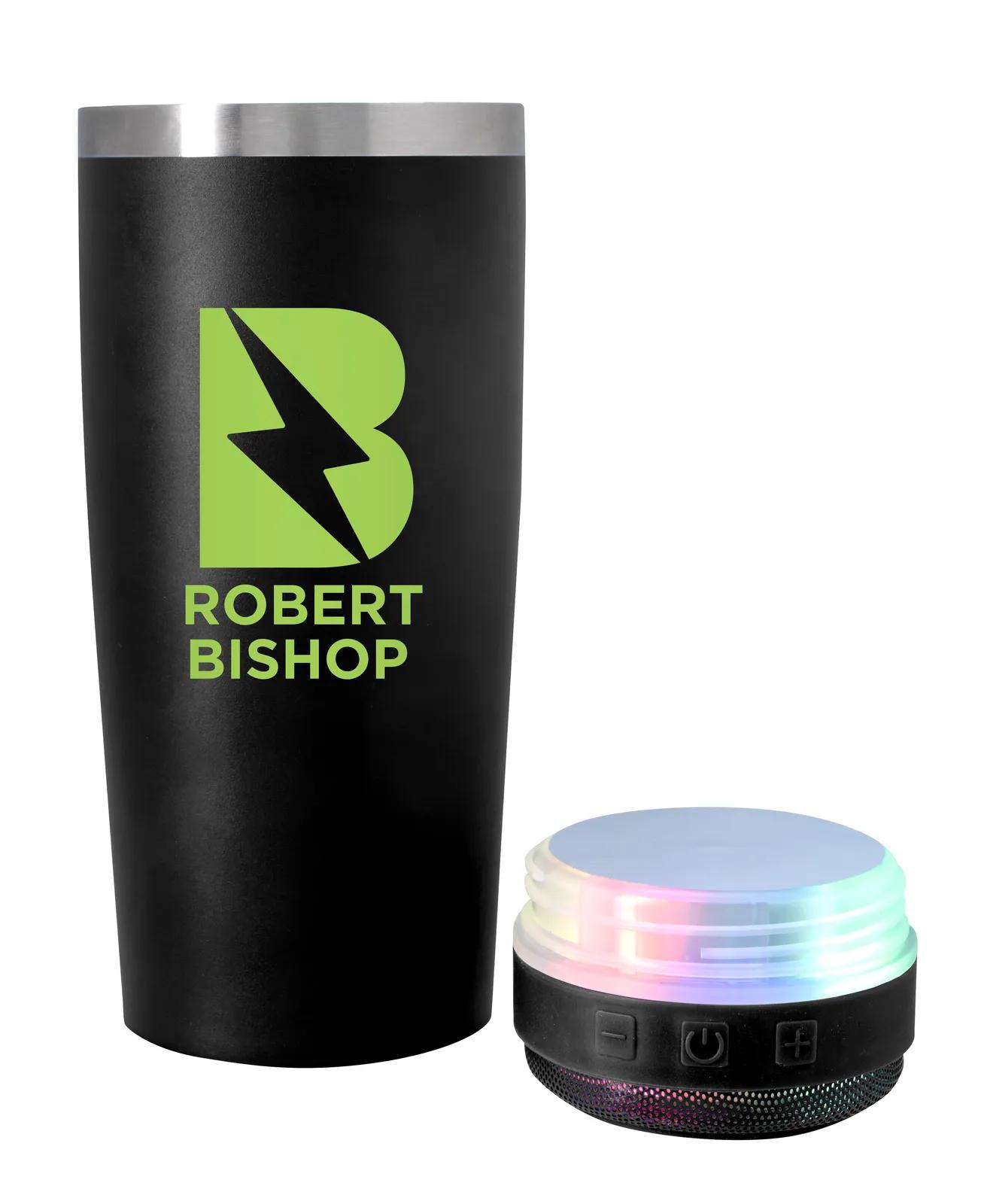 Tumbler Wireless Speaker Bottom Vacuum Steel - 20 oz - product view 5