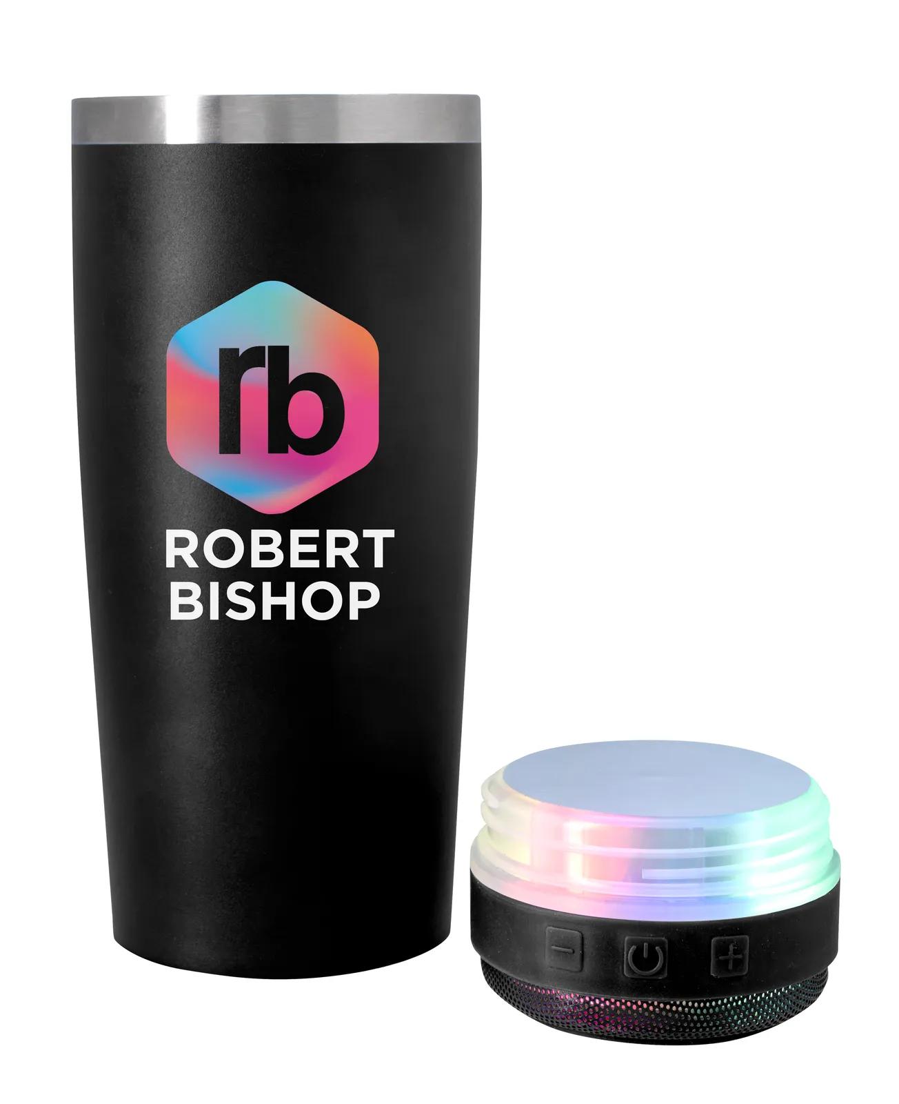 Tumbler Wireless Speaker Bottom Vacuum Steel - 20 oz - product view 11