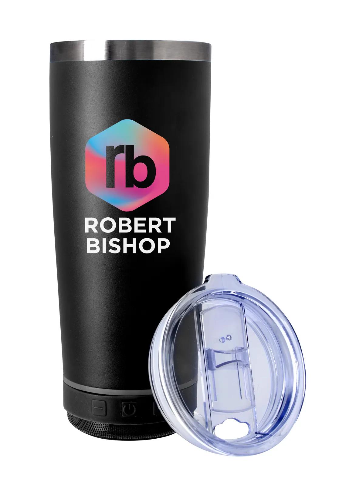 Tumbler Wireless Speaker Bottom Vacuum Steel - 20 oz - product view 20