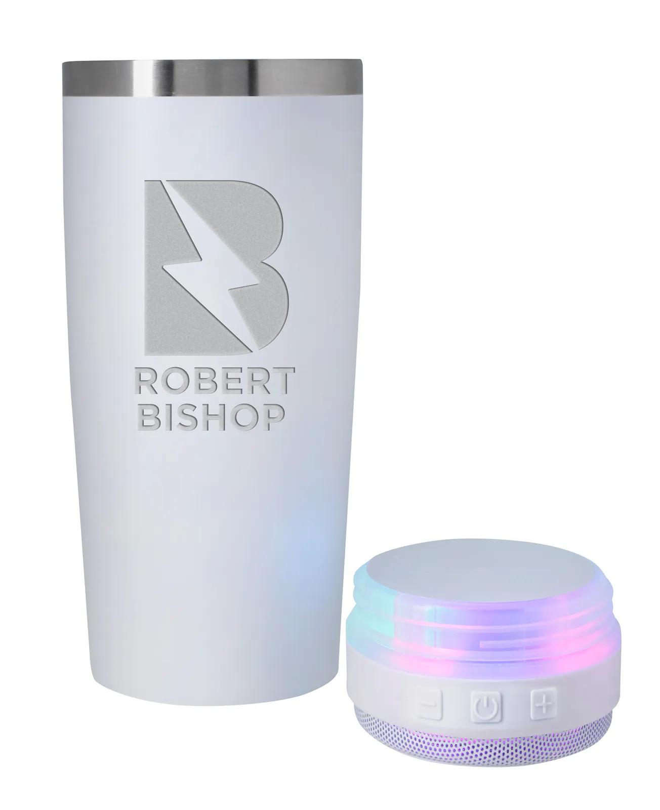 Tumbler Wireless Speaker Bottom Vacuum Steel - 20 oz - product view 45