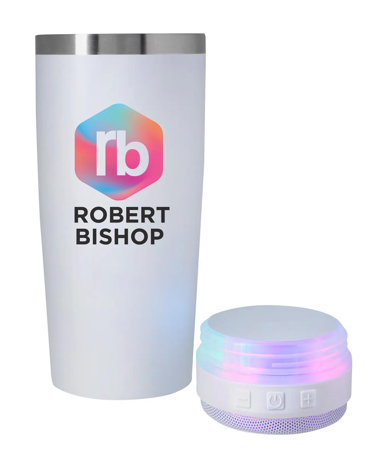 Tumbler Wireless Speaker Bottom Vacuum Steel - 20 oz - product view 46