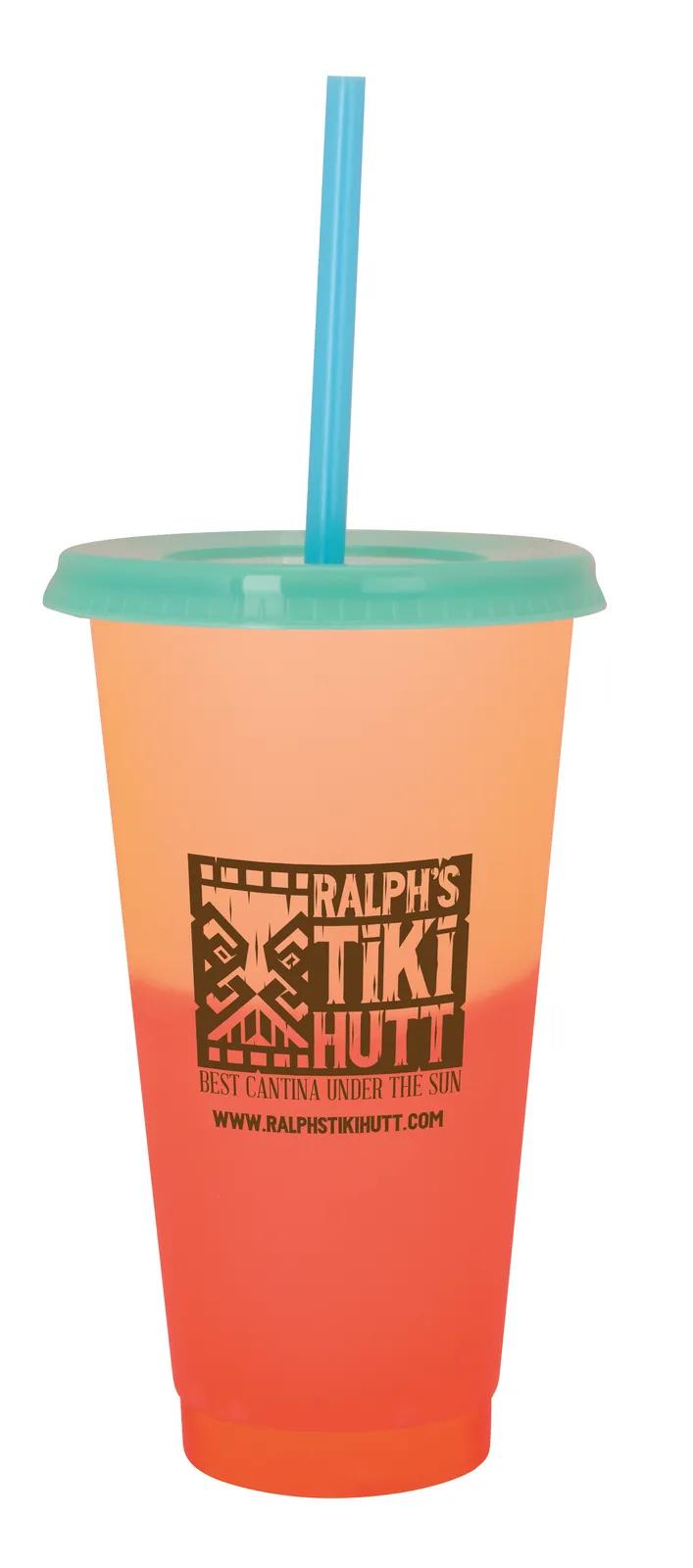 Color Changing Tumbler Cold Activated Plastic - 24 oz - product view 12