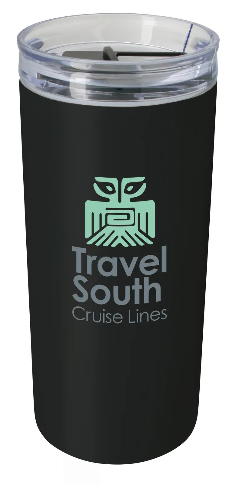 Insulated Tumbler with Slider Lid Stainless Steel - 18 oz - product view 2