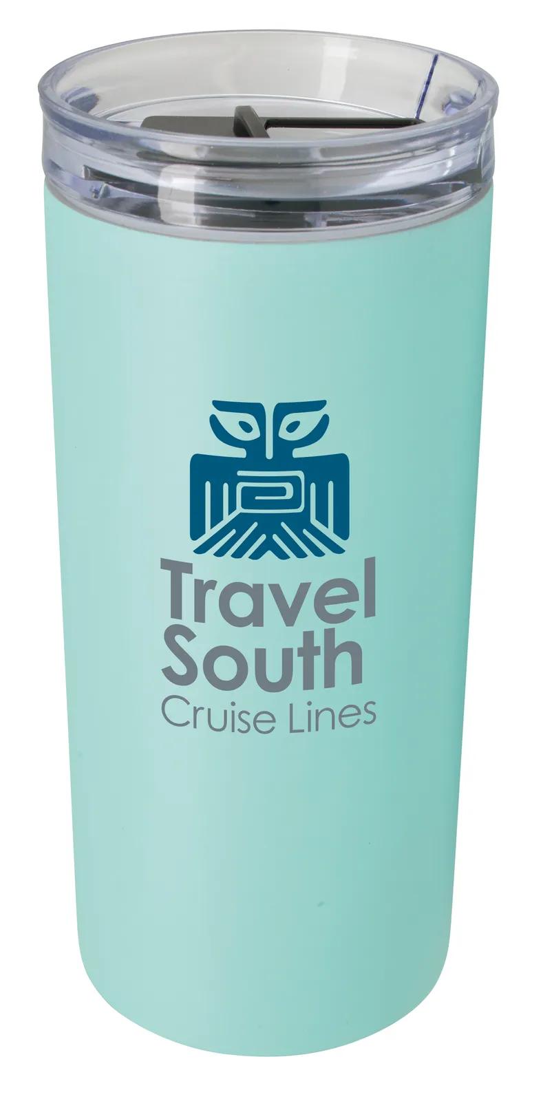 Insulated Tumbler with Slider Lid Stainless Steel - 18 oz - product view 6