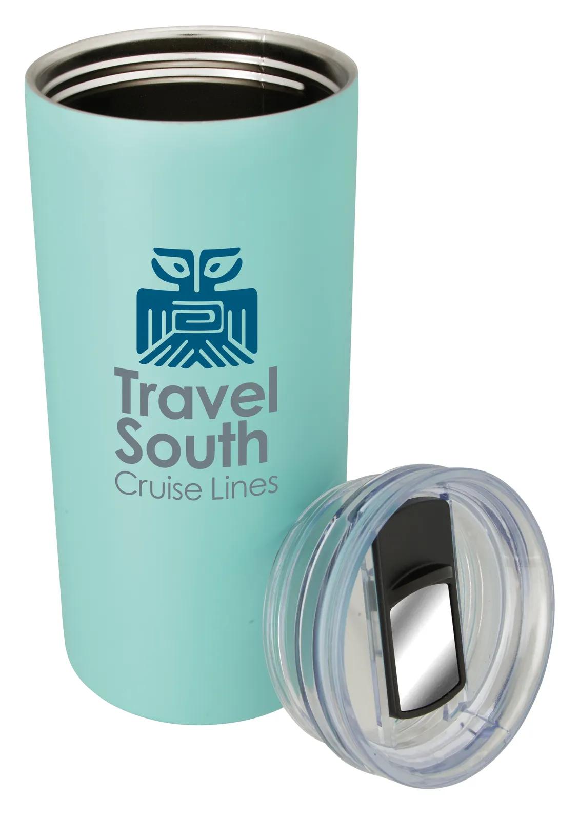 Insulated Tumbler with Slider Lid Stainless Steel - 18 oz - product view 7