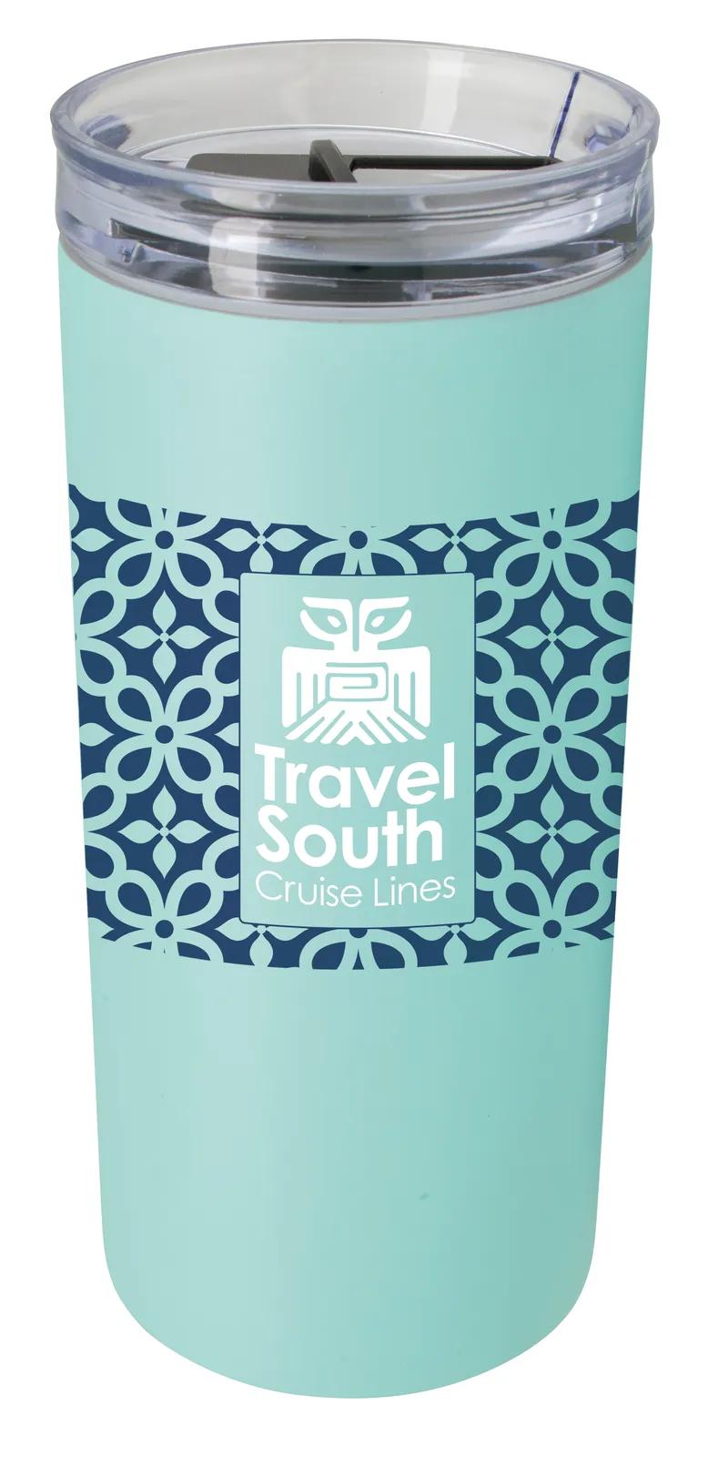 Insulated Tumbler with Slider Lid Stainless Steel - 18 oz - product view 8