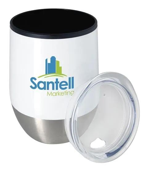 Stemless Wine Tumbler with Non-Skid Base - 12 oz