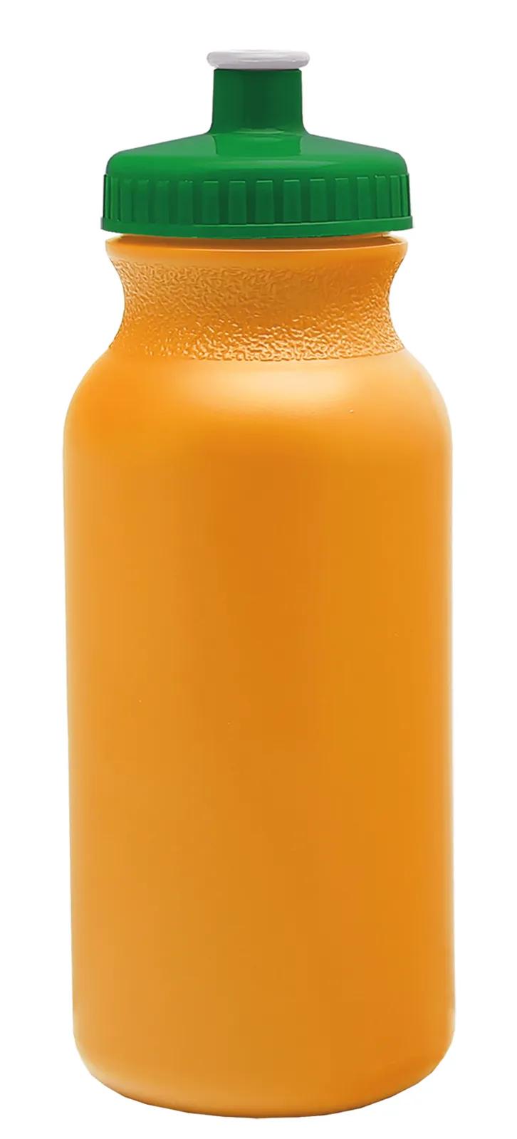 Bike Water Bottle Push-Pull Cap Made in USA - 20 oz - product view 2