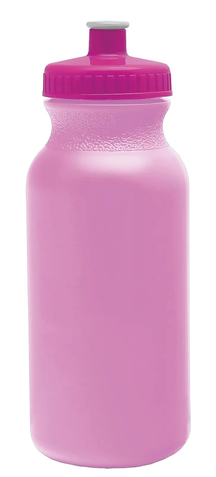 Bike Water Bottle Push-Pull Cap Made in USA - 20 oz - product view 3