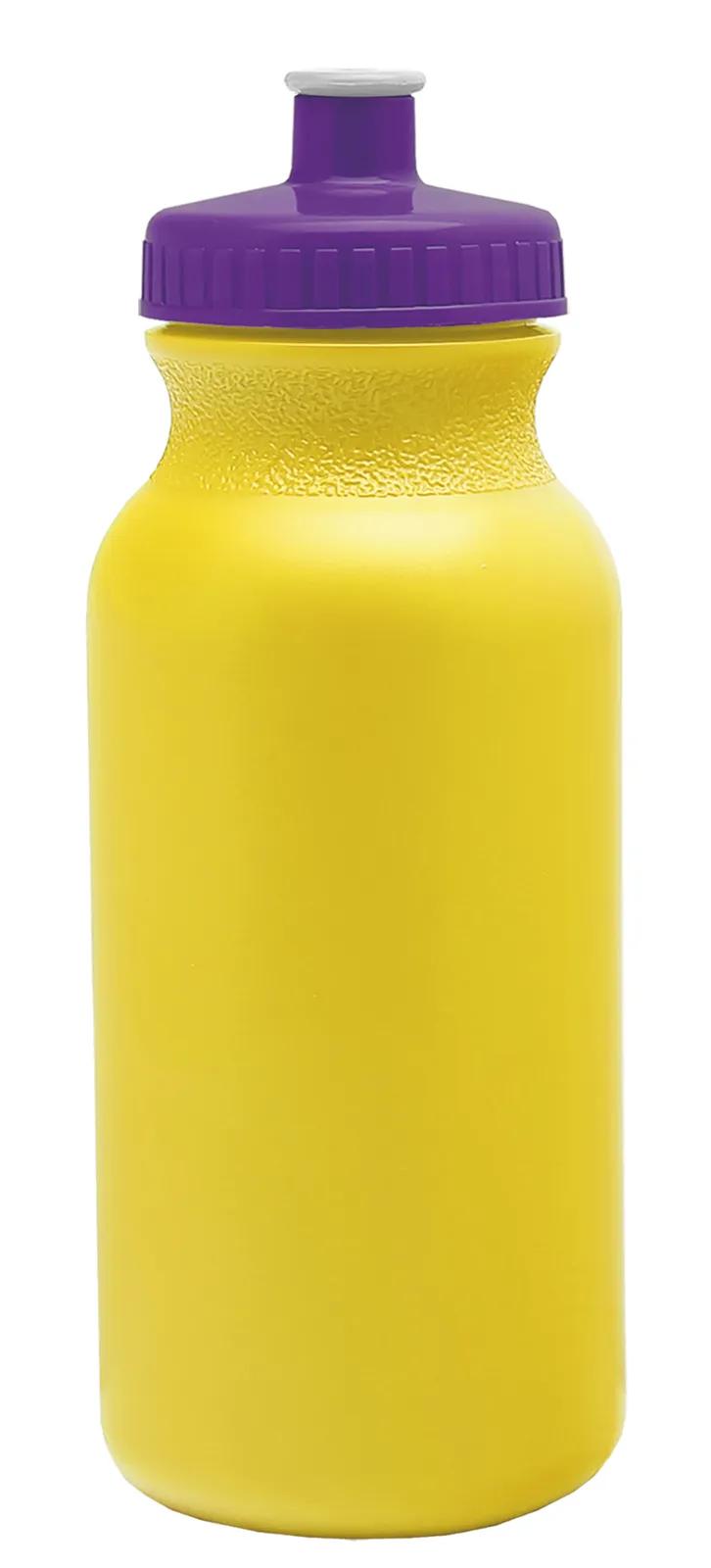 Bike Water Bottle Push-Pull Cap Made in USA - 20 oz - product view 39