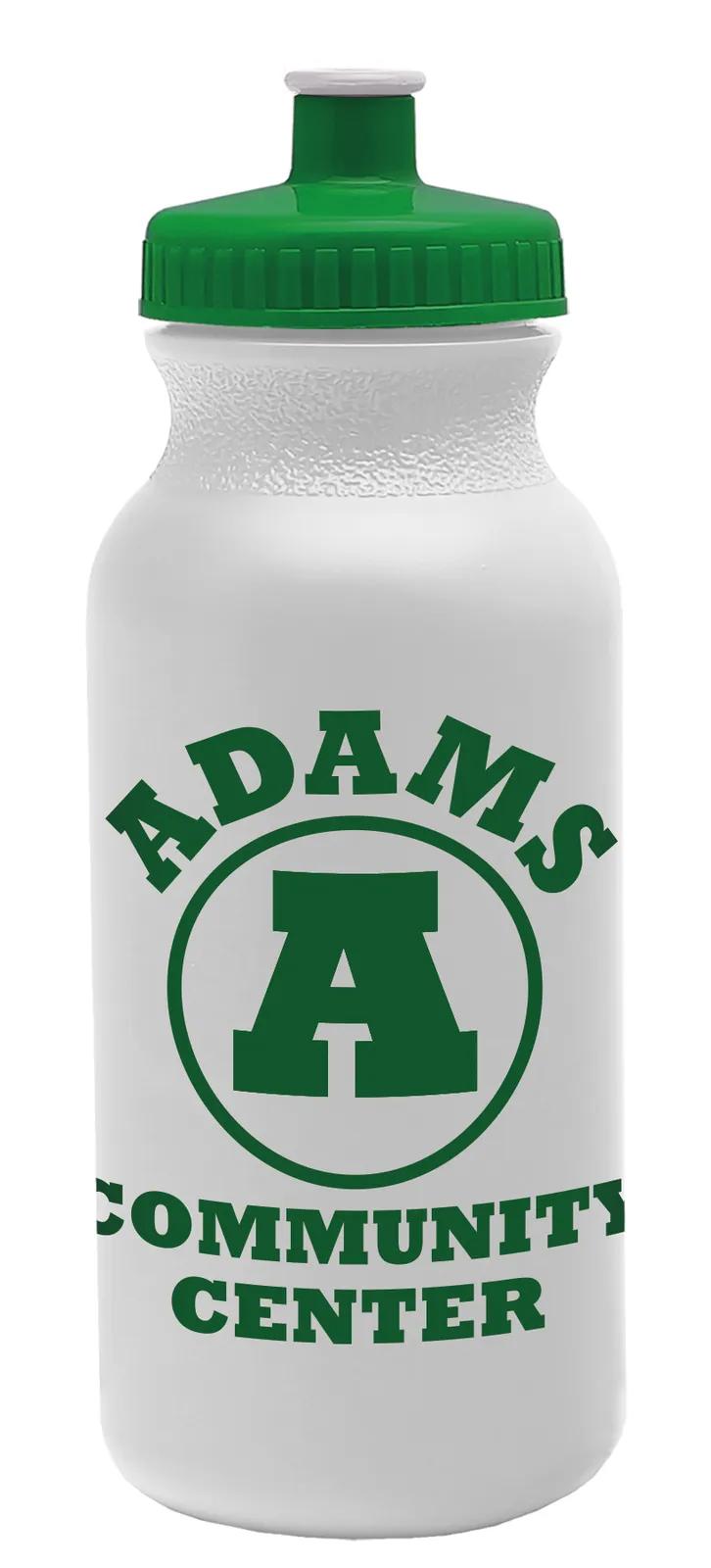 Bike Water Bottle Push-Pull Cap Made in USA - 20 oz - product view 46