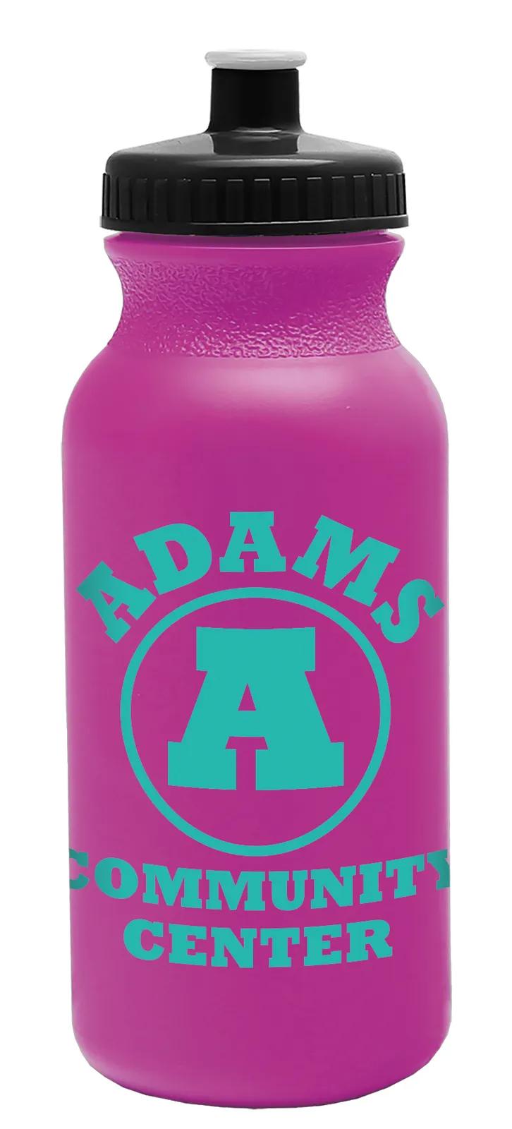 Bike Water Bottle Push-Pull Cap Made in USA - 20 oz - product view 47