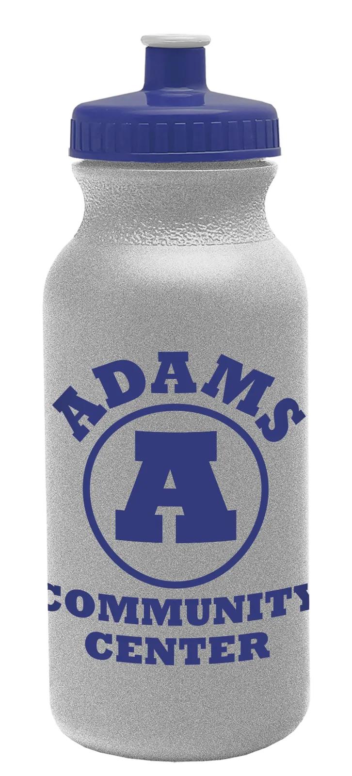 Bike Water Bottle Push-Pull Cap Made in USA - 20 oz - product view 48