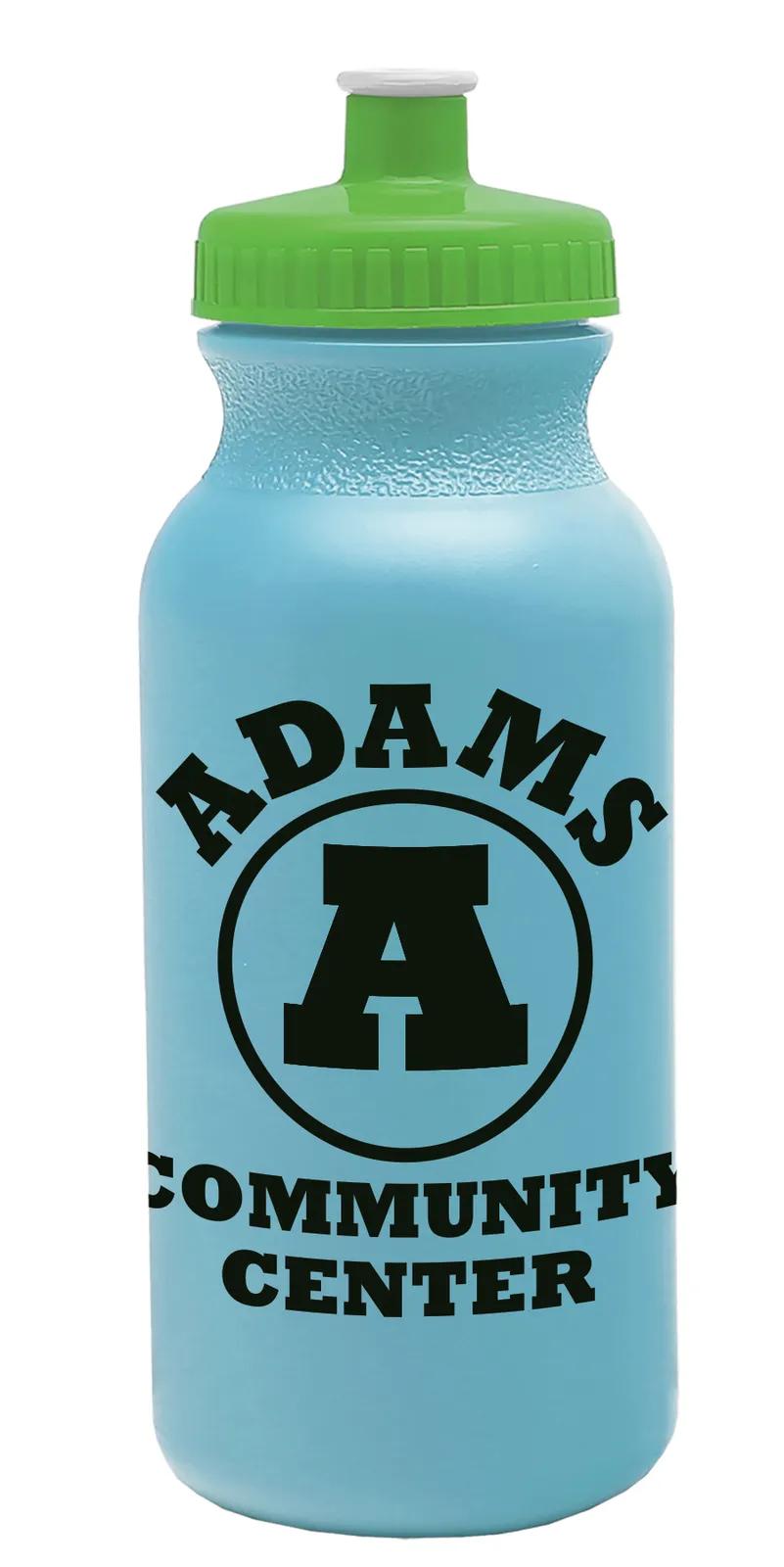 Bike Water Bottle Push-Pull Cap Made in USA - 20 oz - product view 51