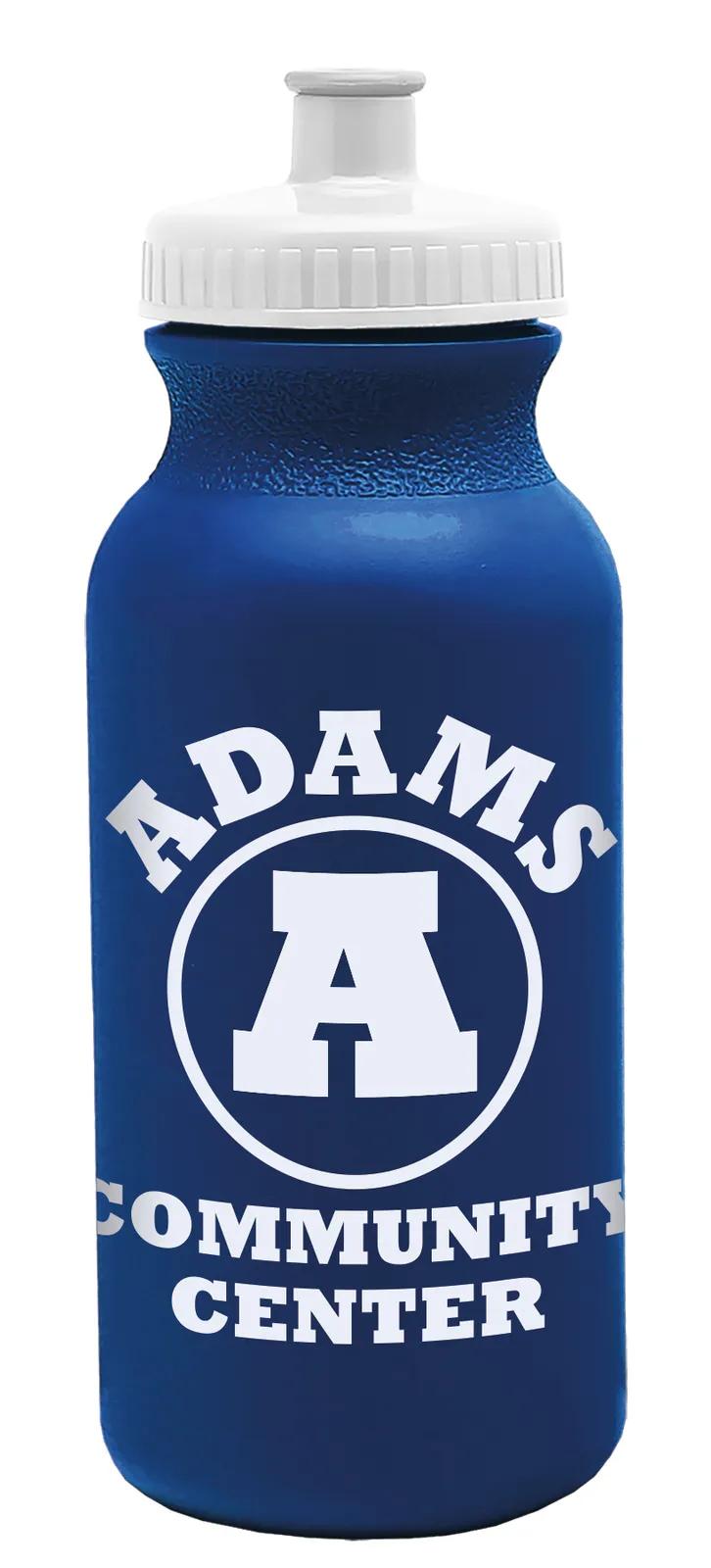 Bike Water Bottle Push-Pull Cap Made in USA - 20 oz - product view 54