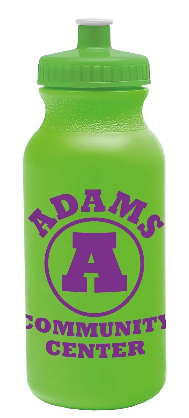 Bike Water Bottle Push-Pull Cap Made in USA - 20 oz - product view 56