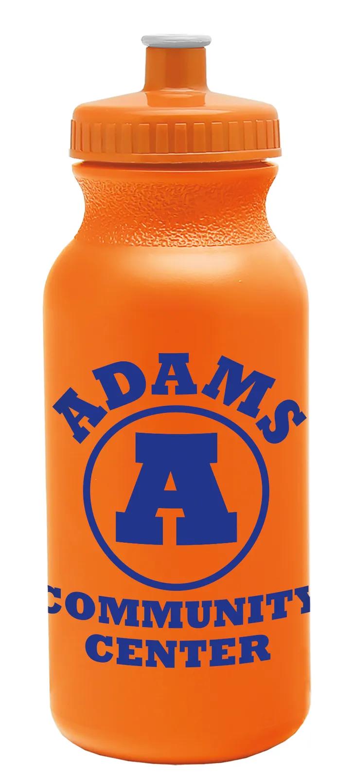 Bike Water Bottle Push-Pull Cap Made in USA - 20 oz - product view 57