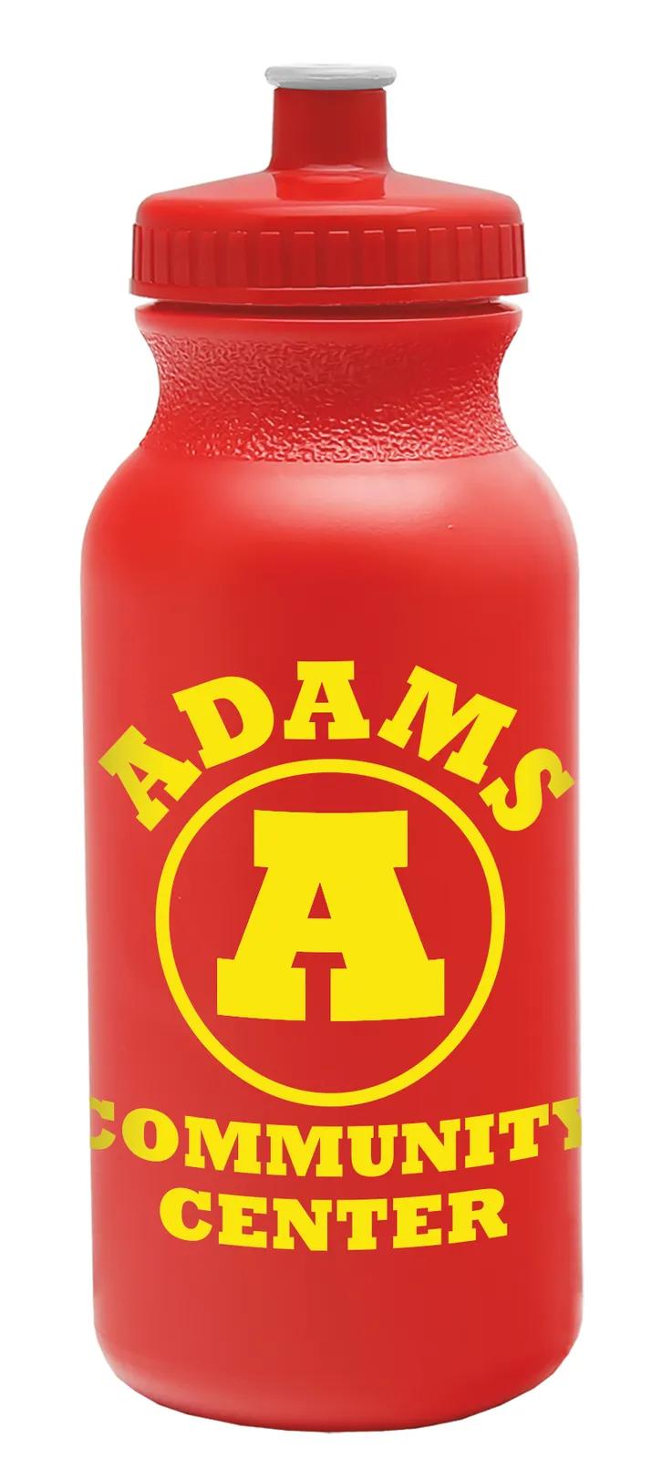 Bike Water Bottle Push-Pull Cap Made in USA - 20 oz - product view 59