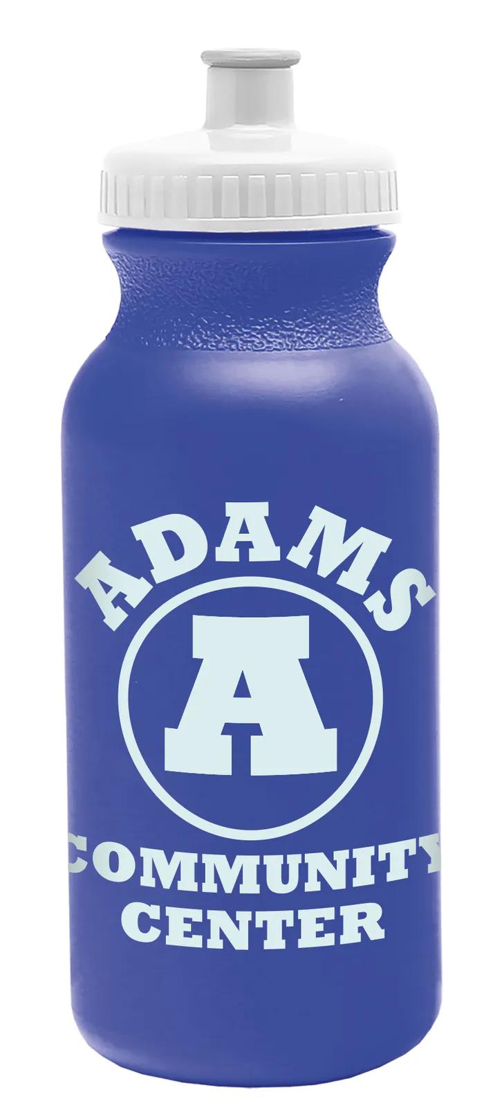 Bike Water Bottle Push-Pull Cap Made in USA - 20 oz - product view 60