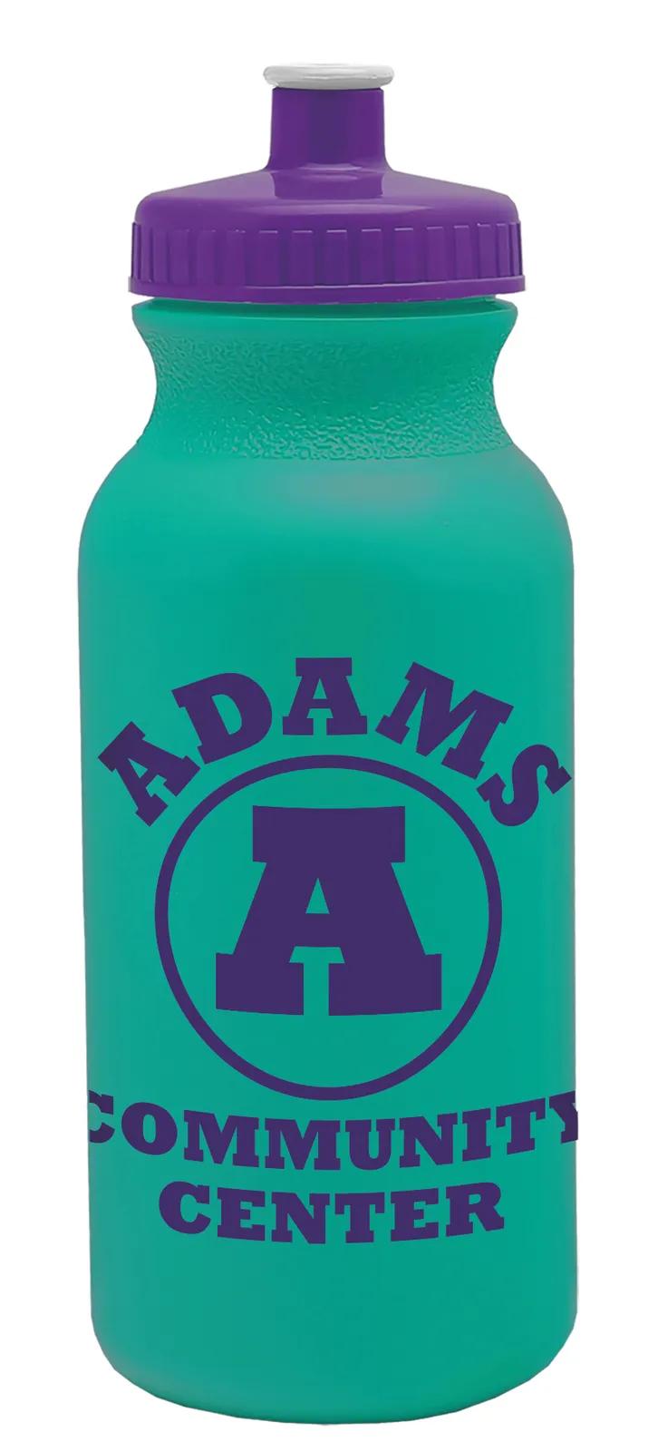 Bike Water Bottle Push-Pull Cap Made in USA - 20 oz - product view 62