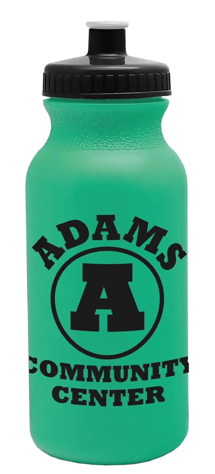 Bike Water Bottle Push-Pull Cap Made in USA - 20 oz - product view 63