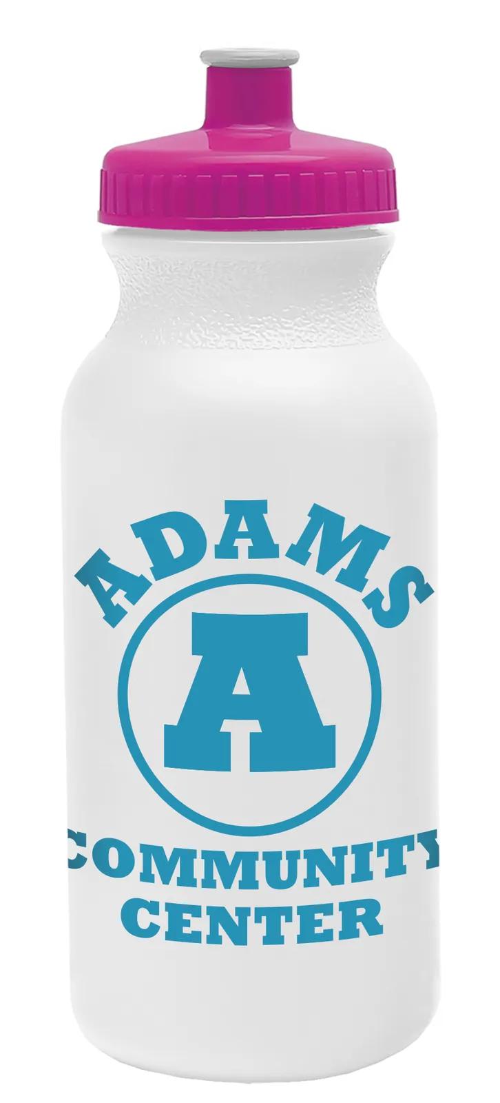 Bike Water Bottle Push-Pull Cap Made in USA - 20 oz - product view 65