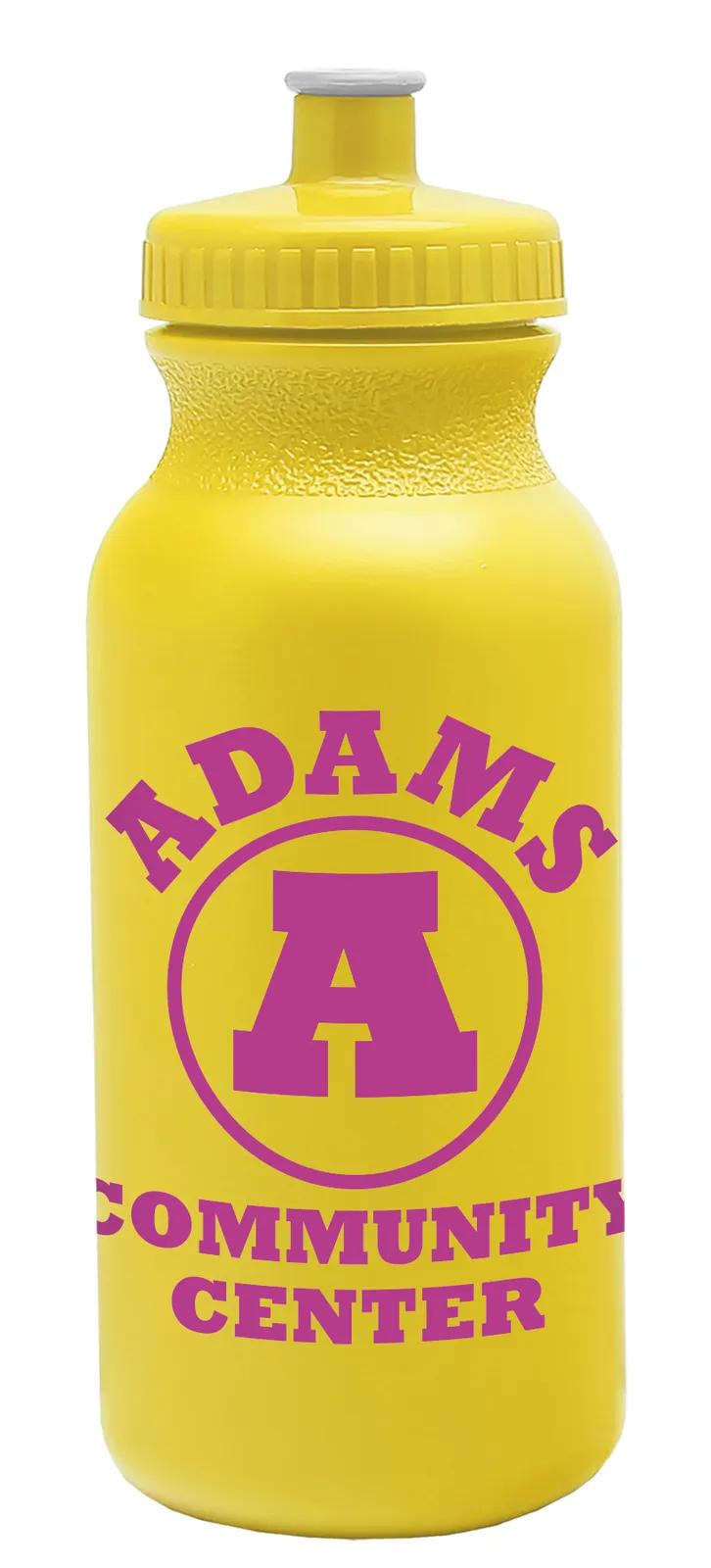 Bike Water Bottle Push-Pull Cap Made in USA - 20 oz - product view 68