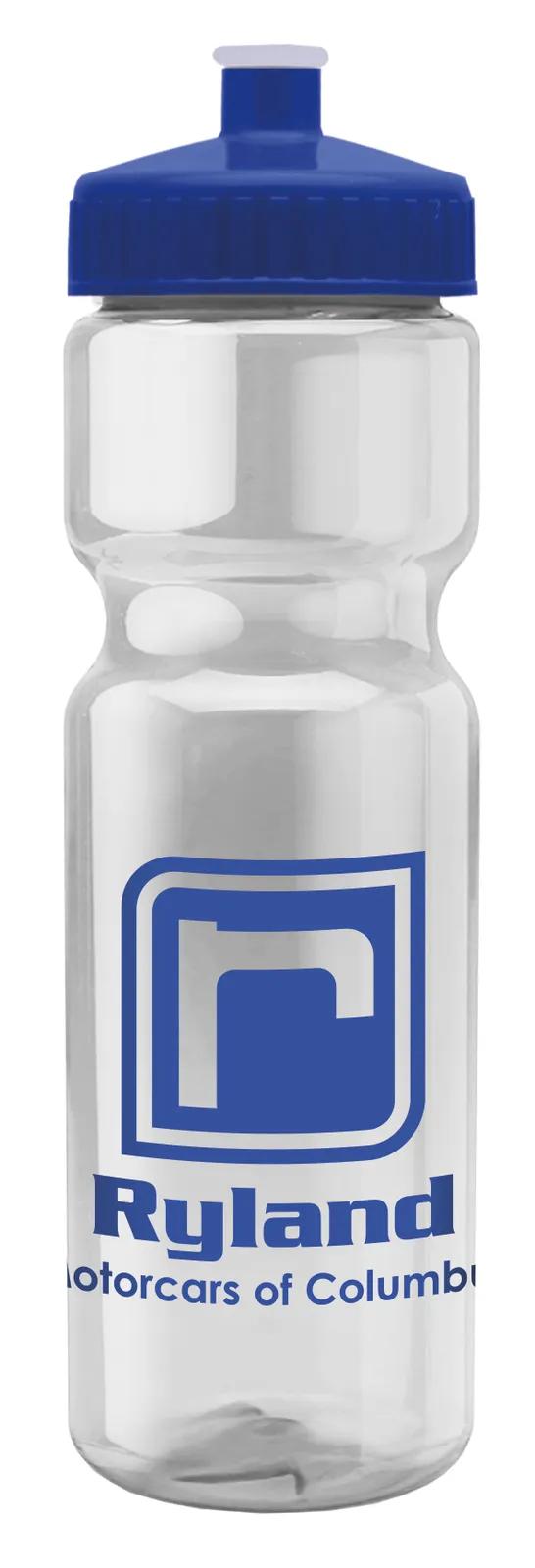 Sport Water Bottle Transparent Contoured Grip - 28 oz - product view 2