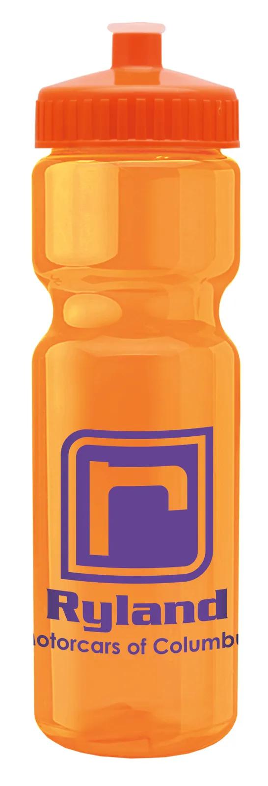 Sport Water Bottle Transparent Contoured Grip - 28 oz - product view 6