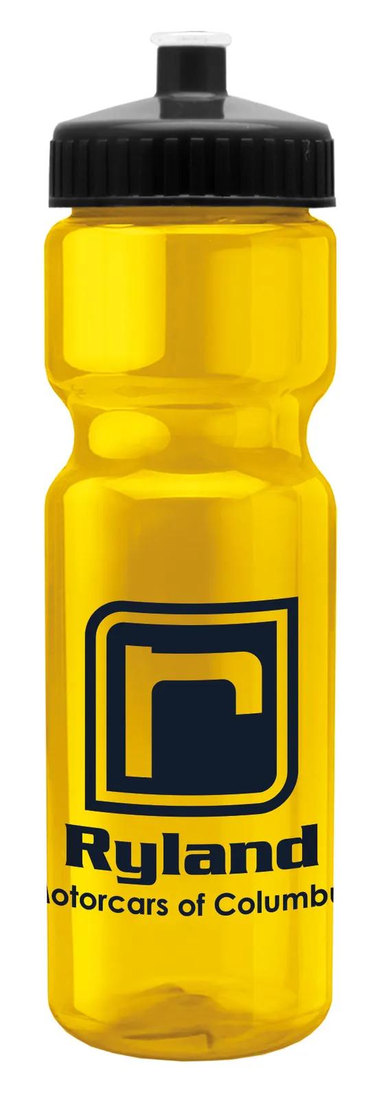 Sport Water Bottle Transparent Contoured Grip - 28 oz - product view 11