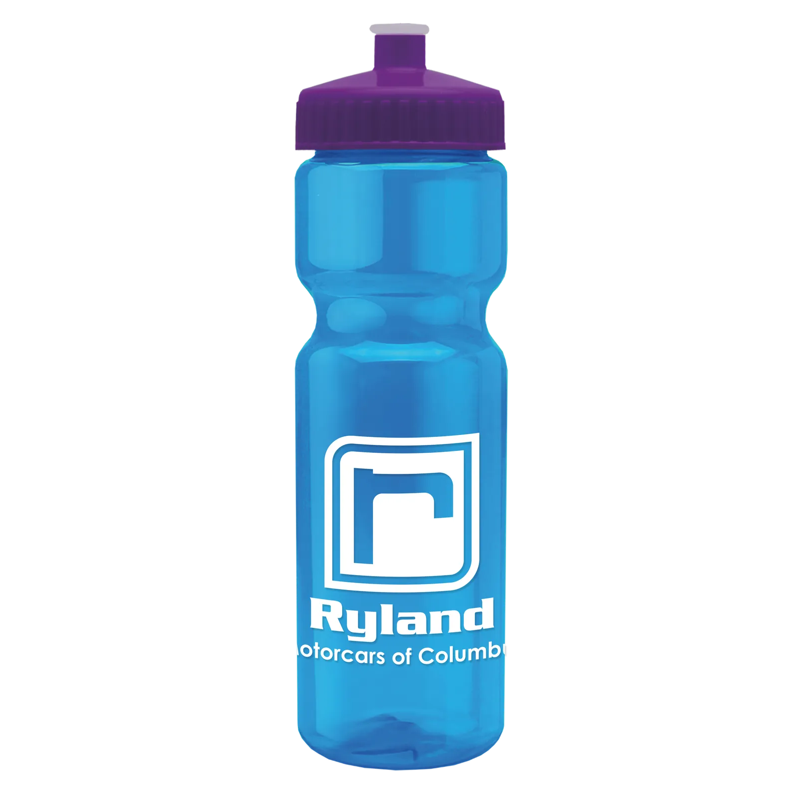 Sport Water Bottle Transparent Contoured Grip - 28 oz - product view 48