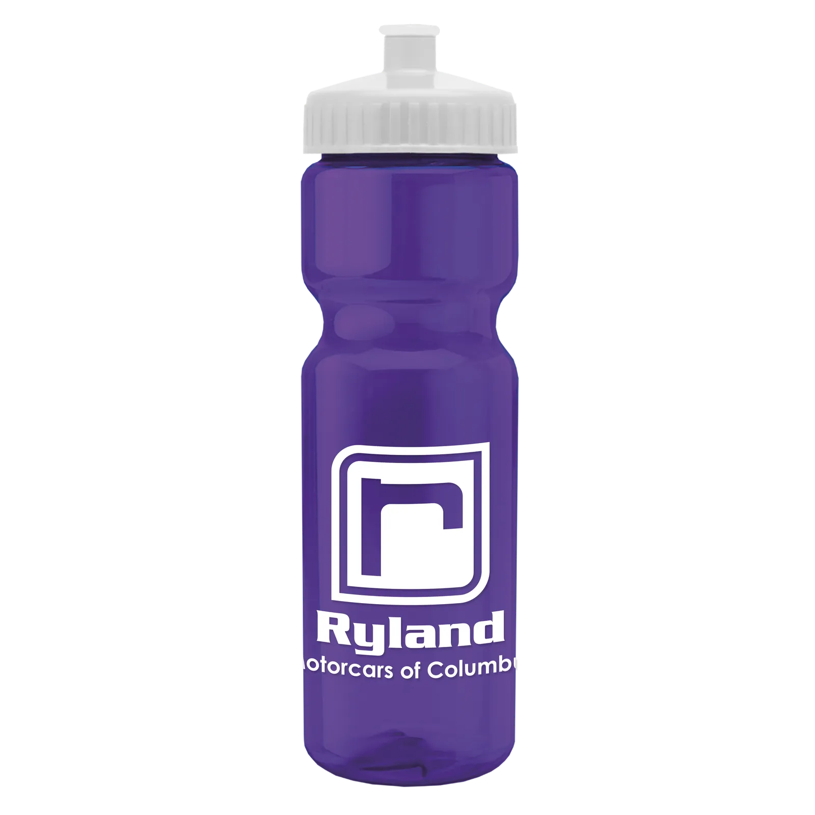 Sport Water Bottle Transparent Contoured Grip - 28 oz - product view 127