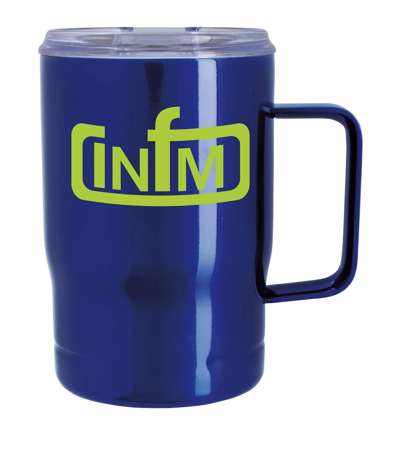 Insulated Camping Mug with Handle Stainless Steel - 12 oz - product view 3