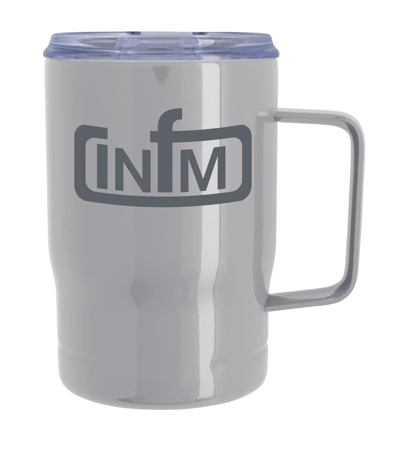 Insulated Camping Mug with Handle Stainless Steel - 12 oz - product view 5