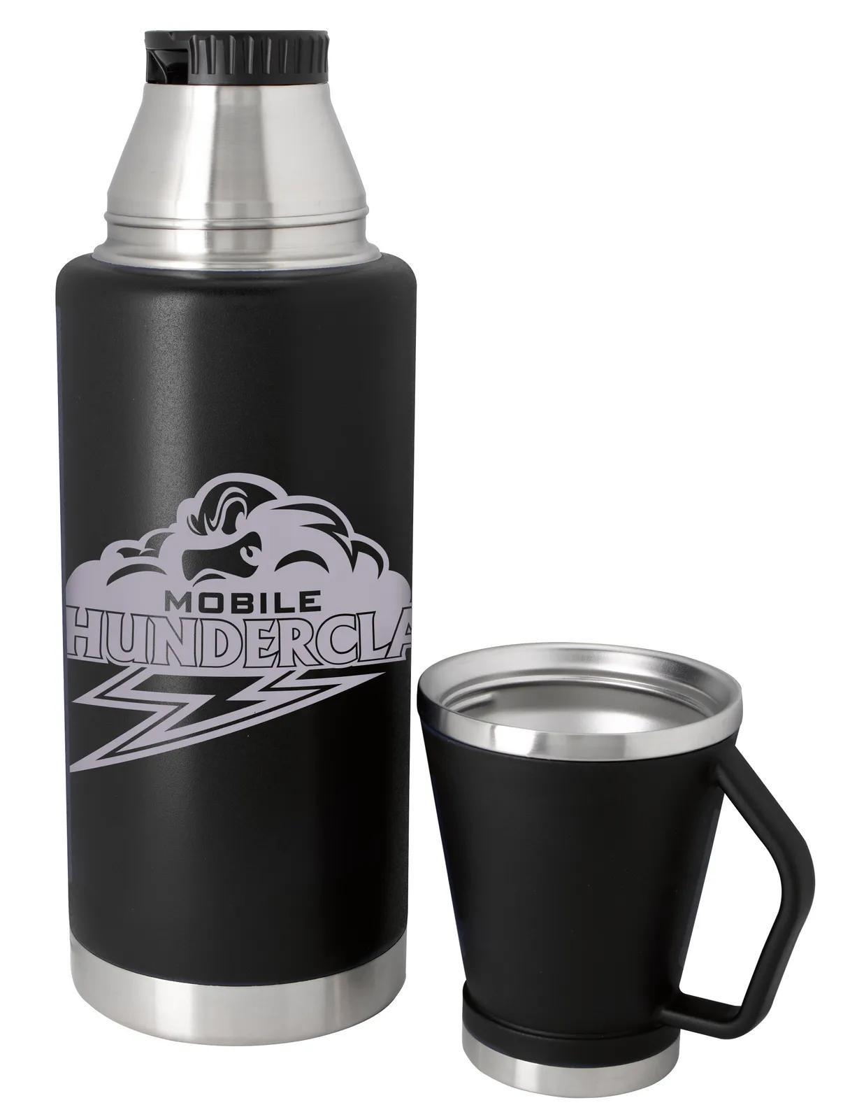 Vacuum Thermos Bottle with Cup Handle Large - 51 oz - product view 3