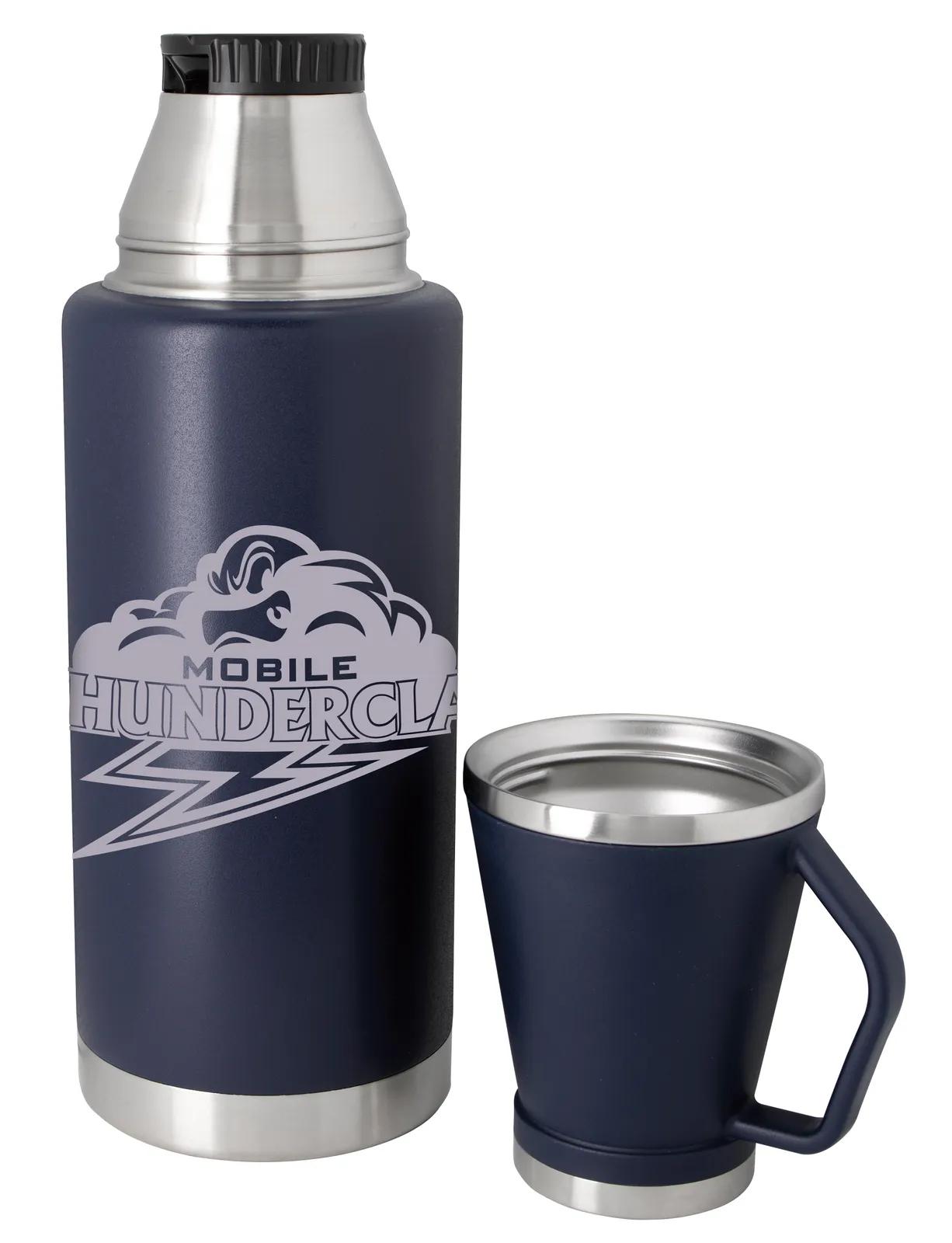 Vacuum Thermos Bottle with Cup Handle Large - 51 oz - product view 6