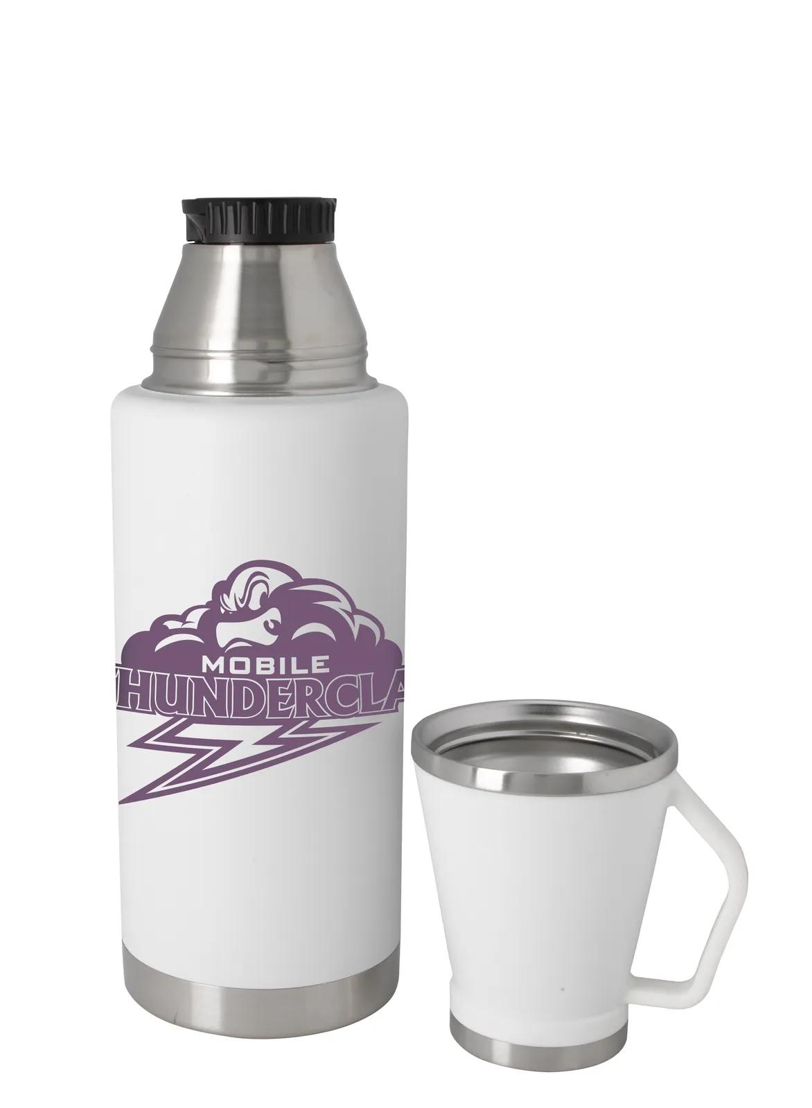 Vacuum Thermos Bottle with Cup Handle Large - 51 oz - product view 9