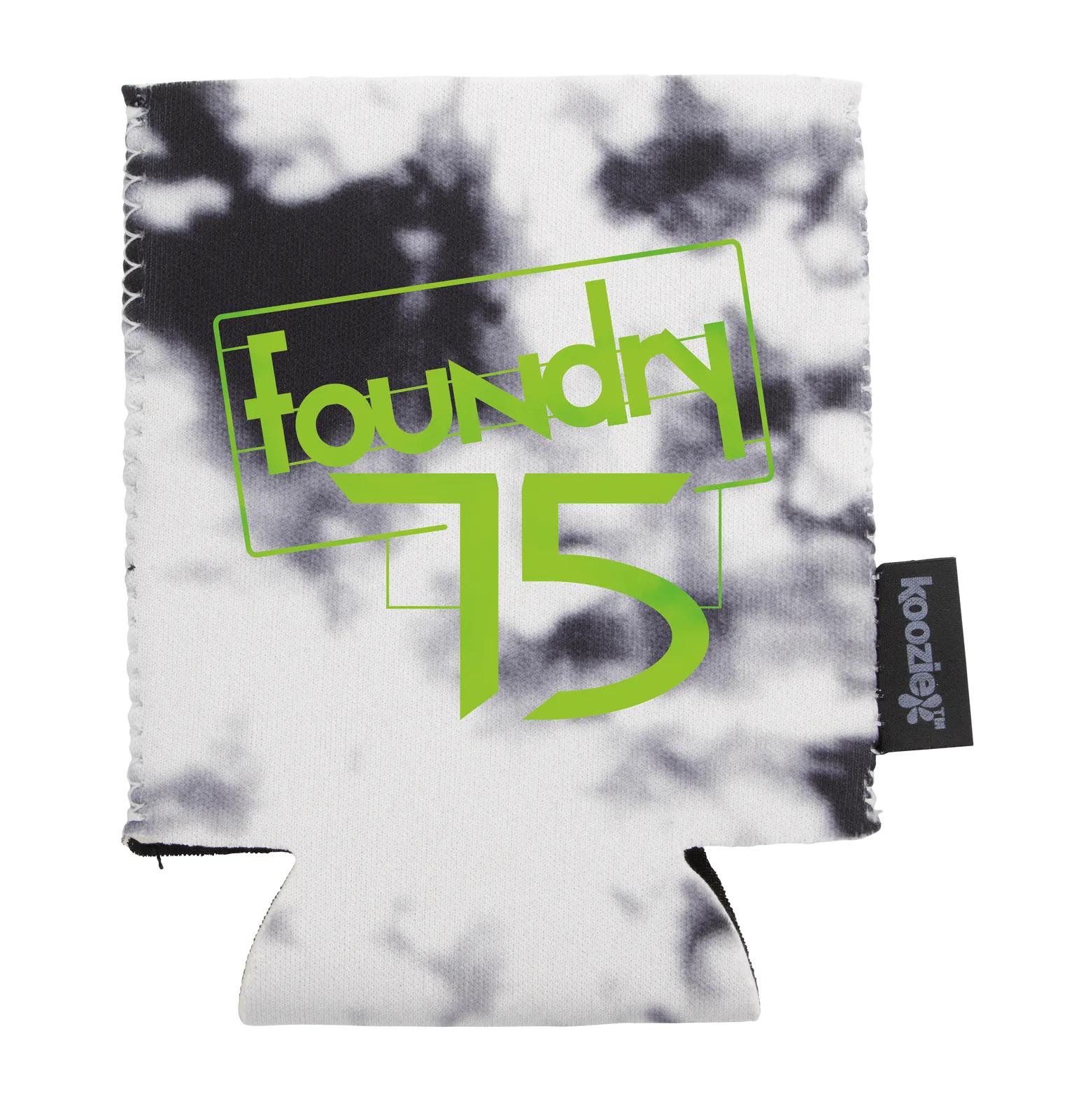 Custom Koozies Tie Dye Can Cooler Collapsible - product view 2
