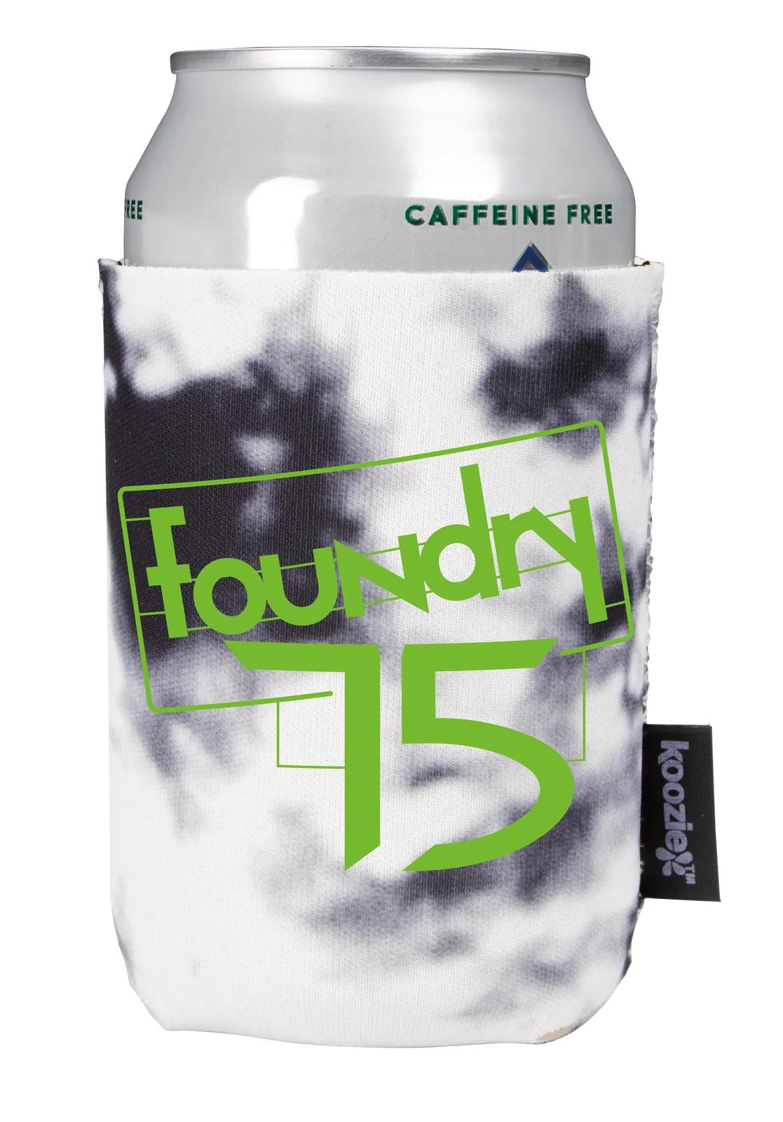 Custom Koozies Tie Dye Can Cooler Collapsible - product view 3