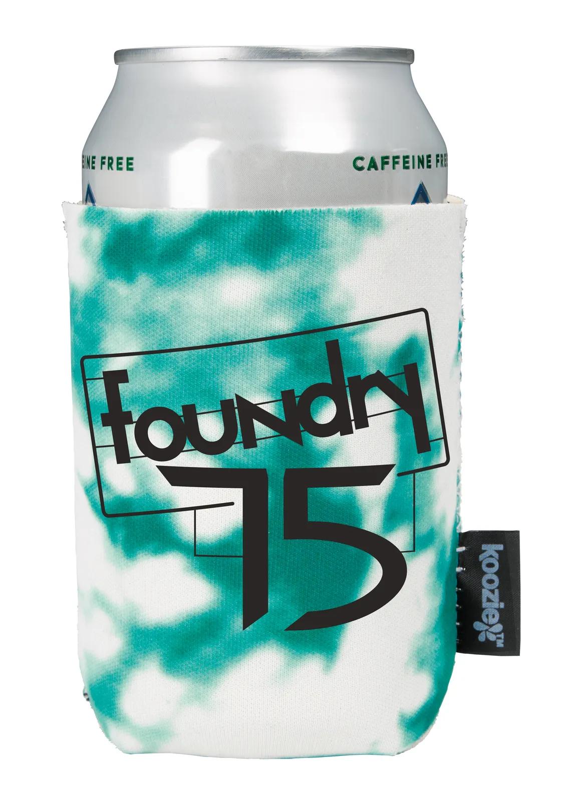 Custom Koozies Tie Dye Can Cooler Collapsible - product view 5